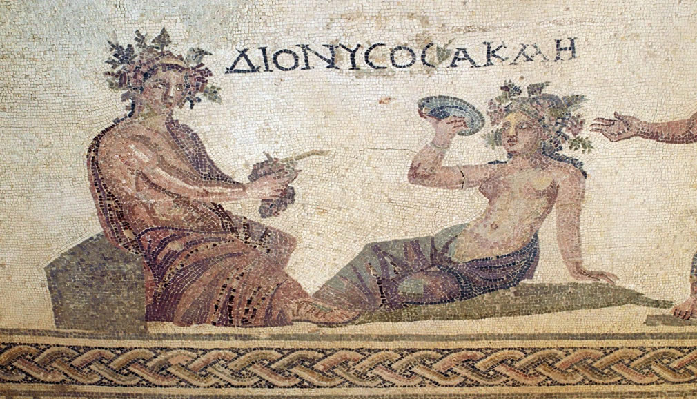 dionysus greek god of wine painting